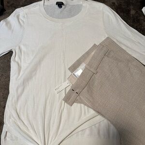 H&M slacks and Halogen tie top (nwt)